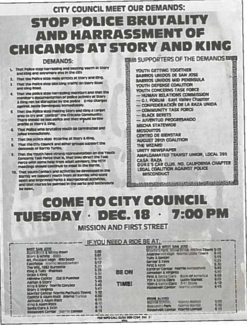 City Council Story KingRoad Police Brutality